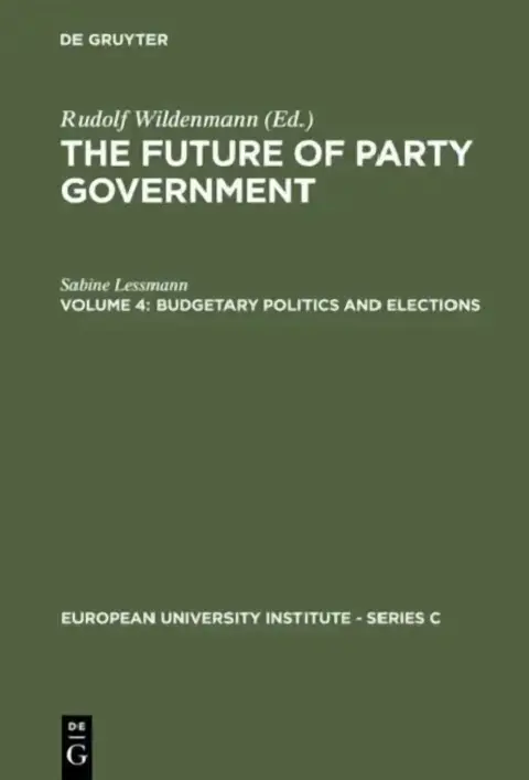 Cover of Budgetary Politics and Elections