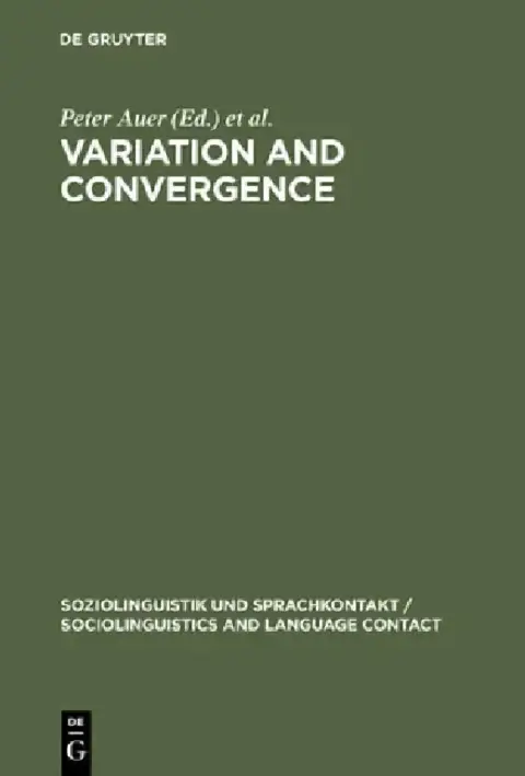Cover of Variation and Convergence