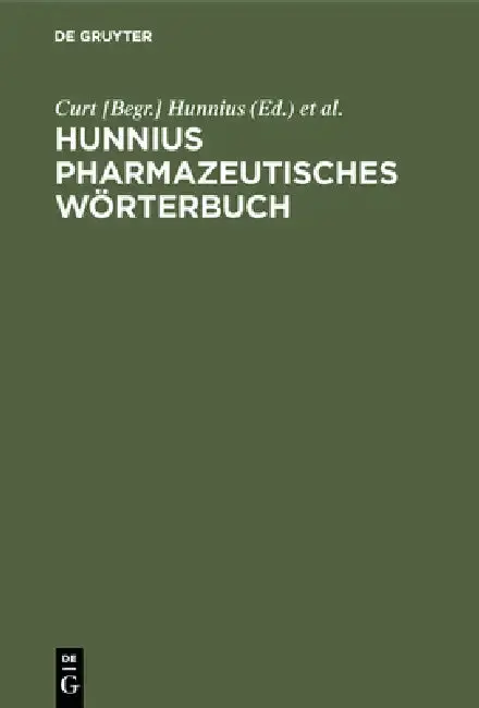 Cover of Hunnius pharmazeutisches Wörterbuch