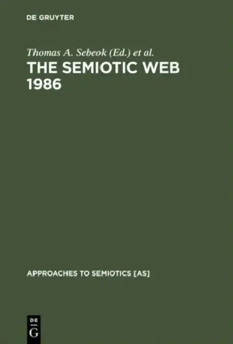 Cover of The Semiotic Web 1986