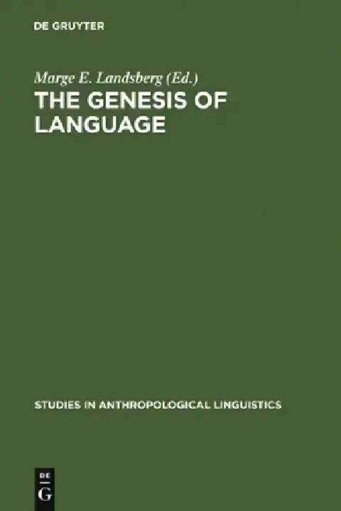 Cover of The Genesis of Language