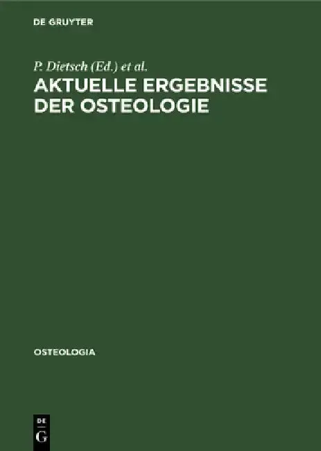Cover of Aktuelle Ergebnisse der Osteologie