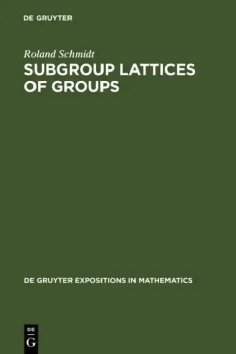 Cover of Subgroup Lattices of Groups