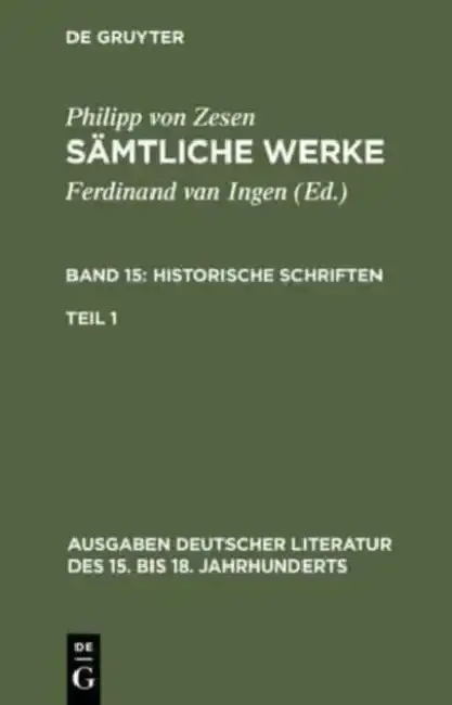 Cover of Sämtliche Werke. Bd 15