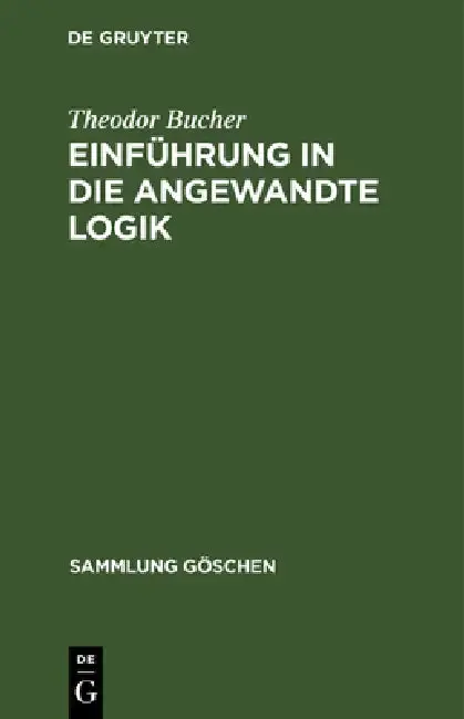 Cover of Einführung in die angewandte Logik