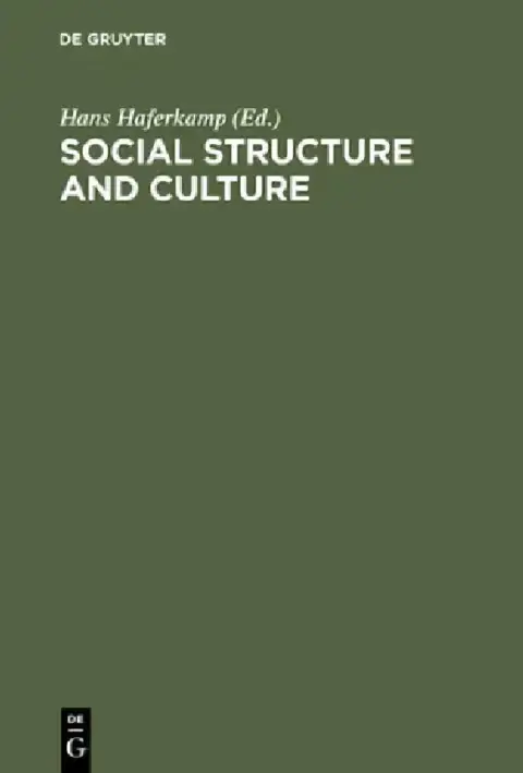 Cover of Social Structure & Culture