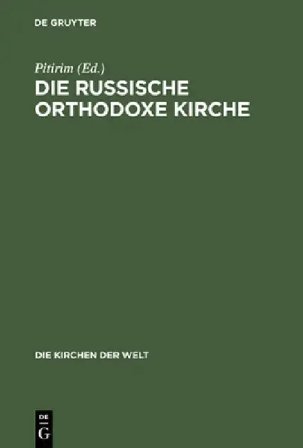 Cover of Die Russische Orthodoxe Kirche