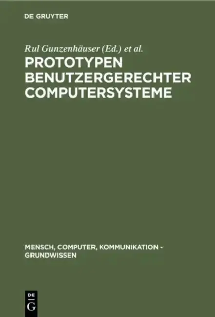 Cover of Prototypen benutzergerechter Computersysteme