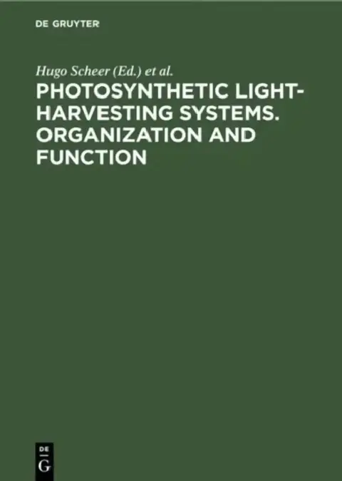 Cover of Photosynthetic Light-Harvesting Systems. Organization and Function