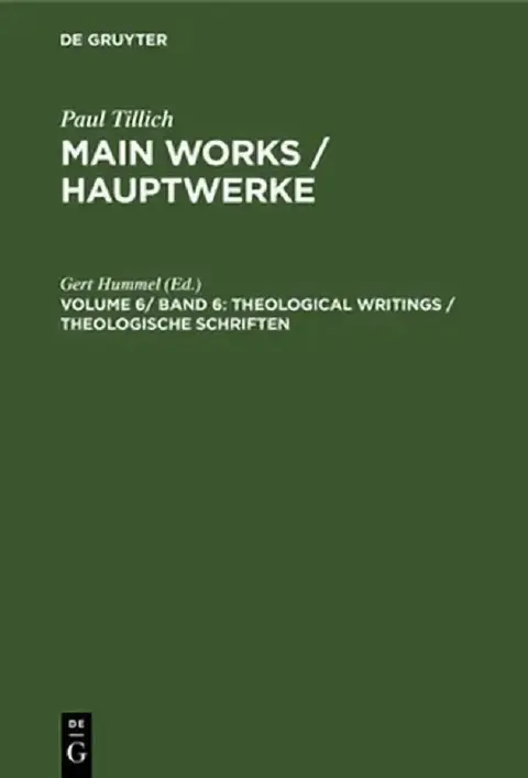 Cover of Theological Writings / Theologische Schriften