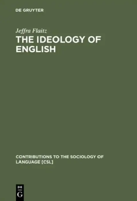 Cover of The Ideology of English