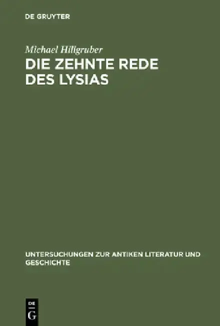 Cover of Die zehnte Rede des Lysias