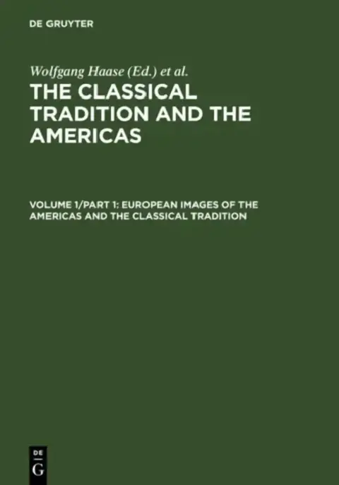 Cover of European Images of the Americas and the Classical Tradition