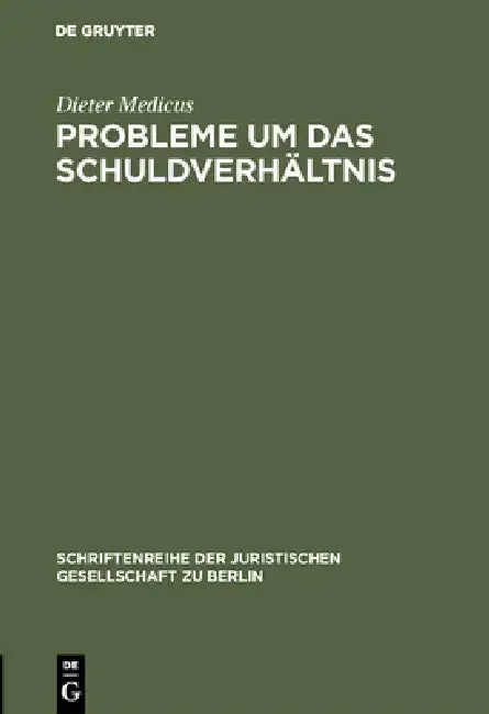 Cover of Probleme um das Schuldverhältnis