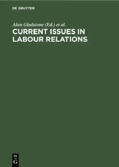 Cover of Current Issues in Labour Relations