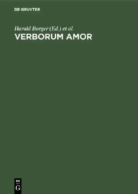 Cover of Verborum Amor
