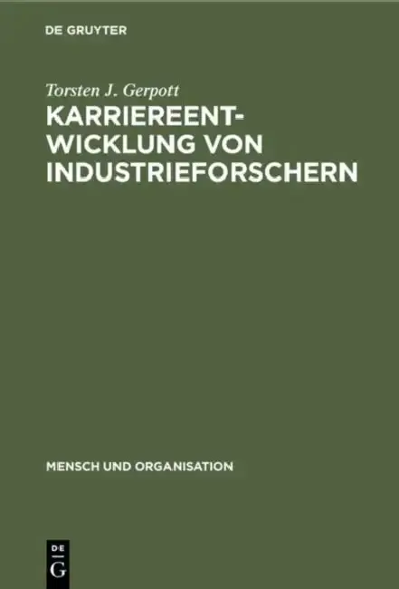 Cover of Karriereentwicklung von Industrieforschern