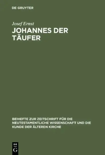 Cover of Johannes der Täufer