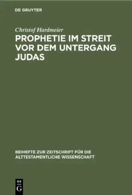 Cover of Prophetie im Streit vor dem Untergang Judas