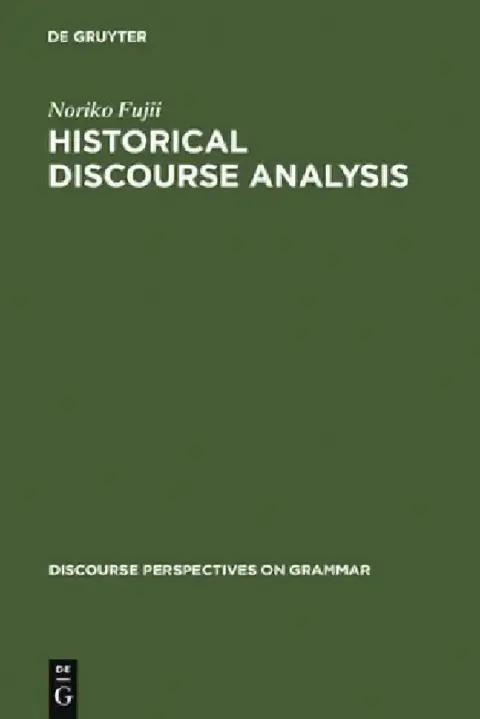 Cover of Historical Discourse Analysis