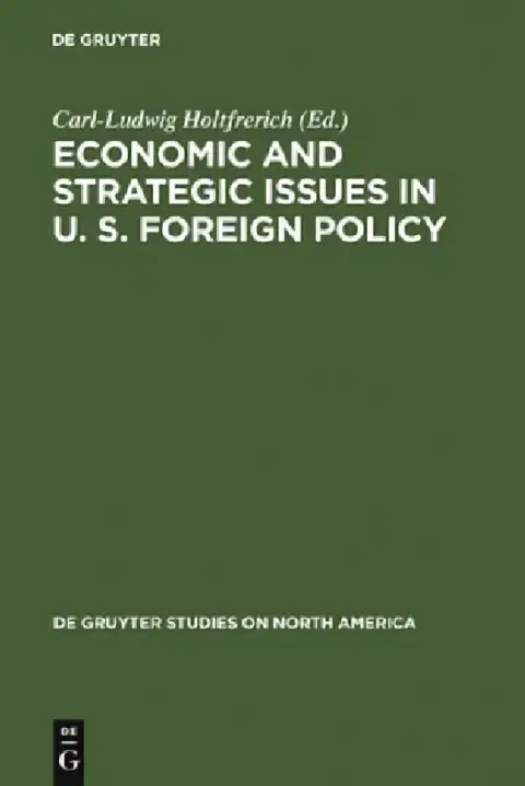 Cover of Economic and Strategic Issues in U. S. Foreign Policy