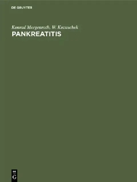 Cover of Pankreatitis