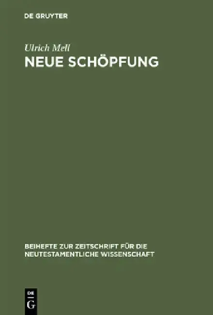 Cover of Neue Schöpfung