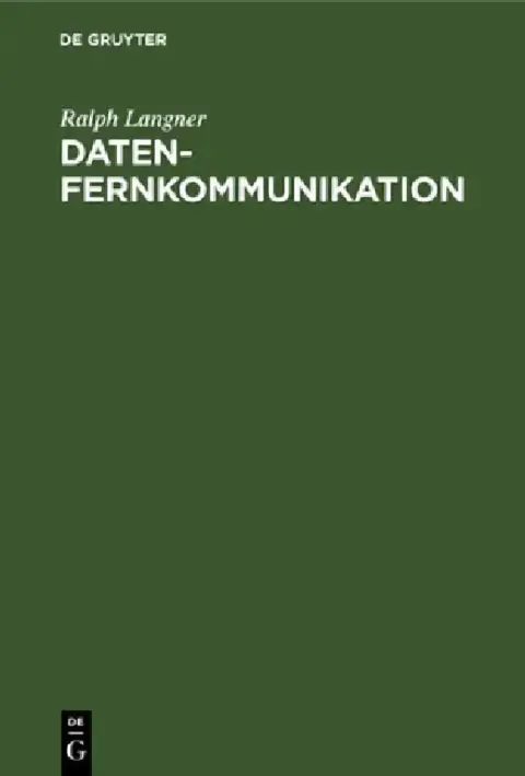 Cover of Datenfernkommunikation