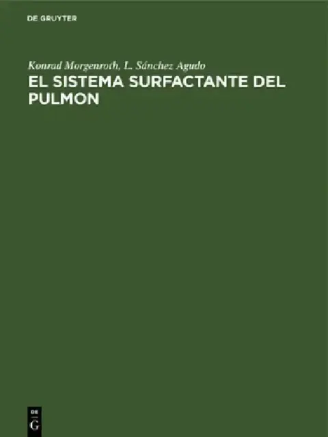 Cover of El Sistema Surfactante del Pulmon