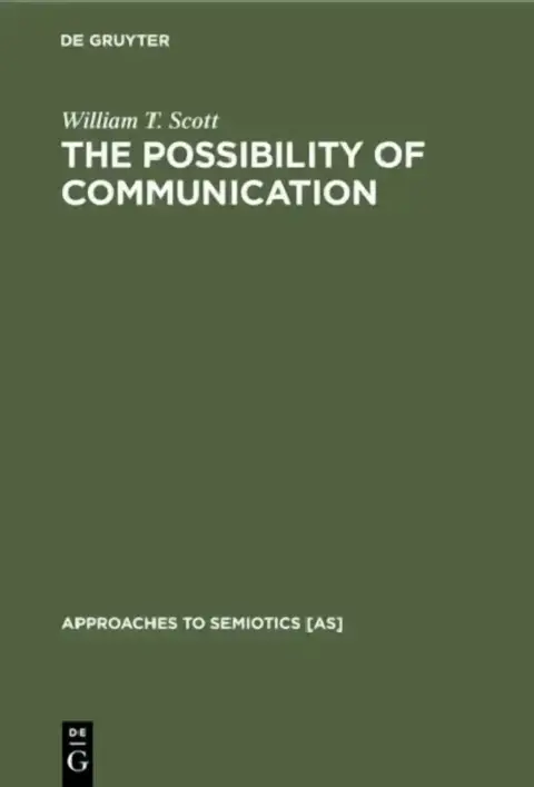 Cover of The Possibility of Communication