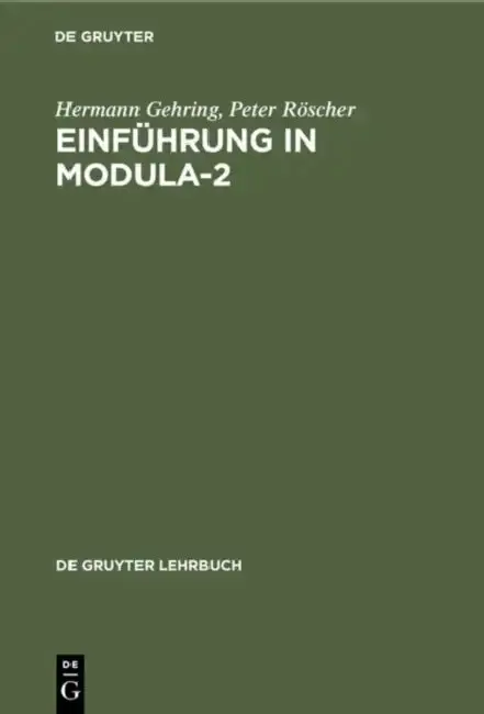 Cover of Einführung in Modula-2