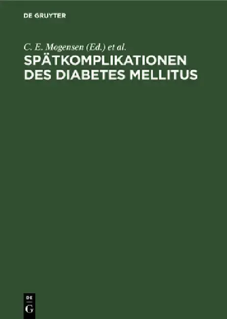 Cover of Spätkomplikationen des Diabetes mellitus
