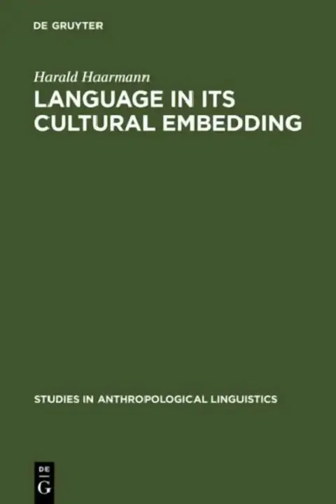 Cover of Language in Its Cultural Embedding
