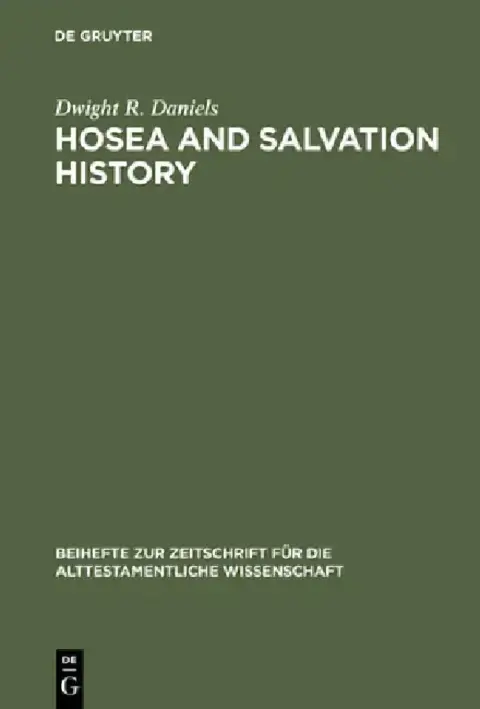Cover of Hosea and Salvation History