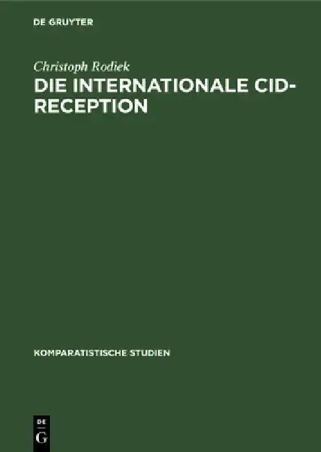 Cover of Die Internationale Cid-Reception