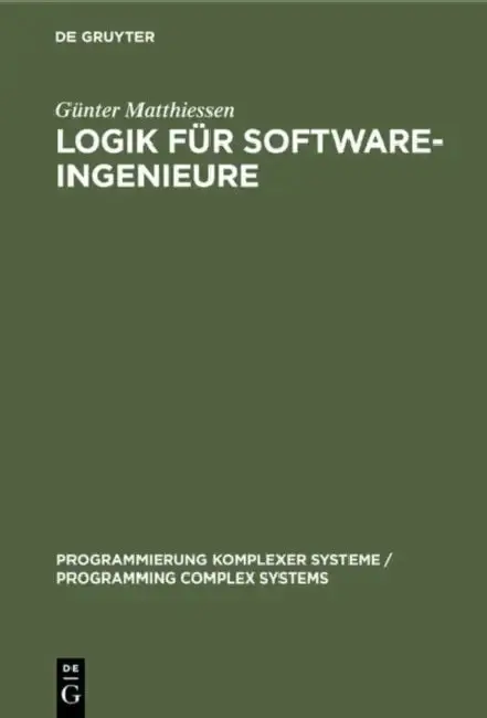 Cover of Logik für Software-Ingenieure