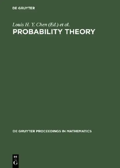 Cover of Probability Theory