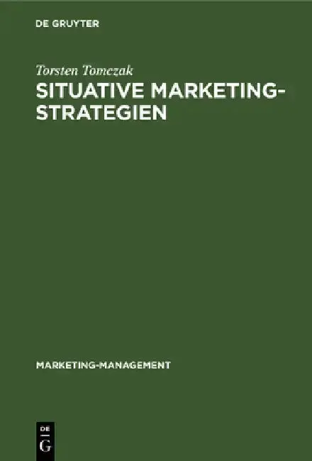 Cover of Situative Marketingstrategien
