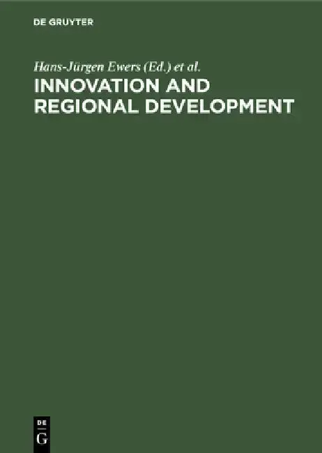 Cover of Innovation and Regional Development