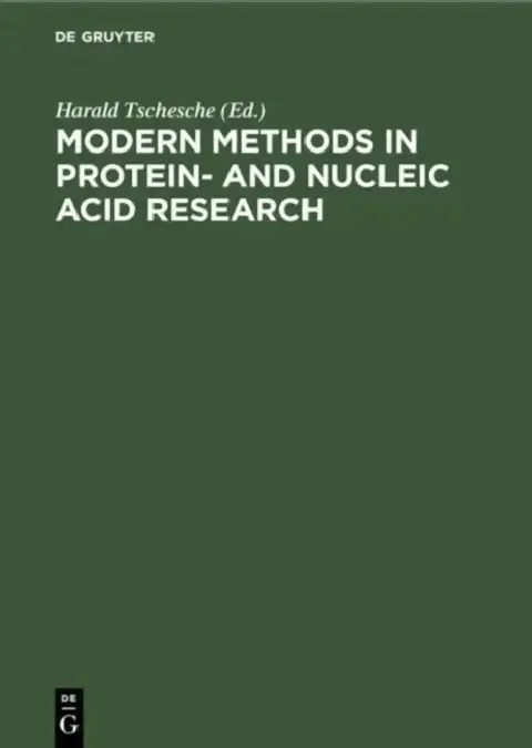 Cover of Modern Methods in Protein- and Nucleic Acid Research