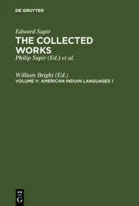 Cover of American Indian Languages 1