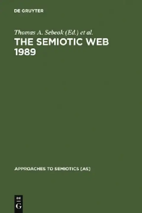 Cover of The Semiotic Web 1989