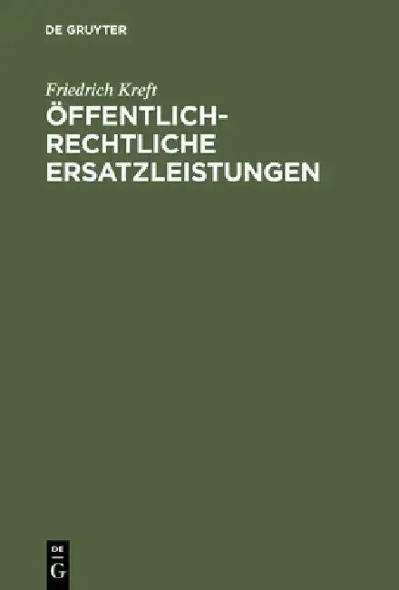 Cover of Öffentlich-rechtliche Ersatzleistungen