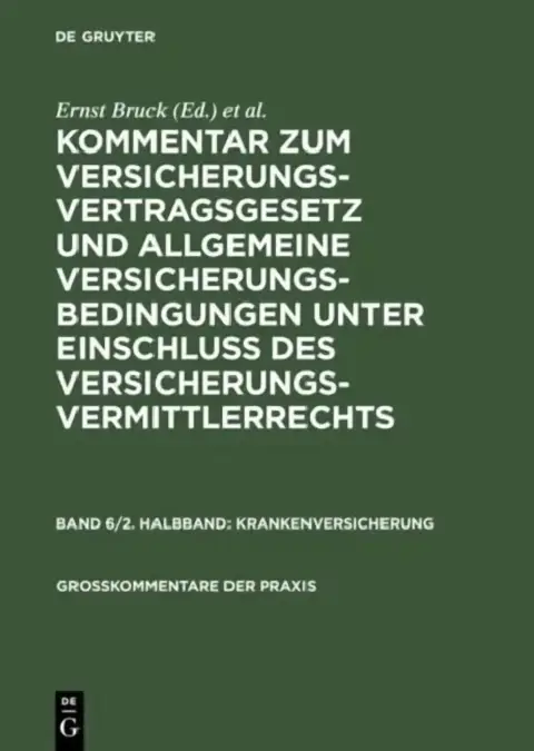 Cover of Krankenversicherung