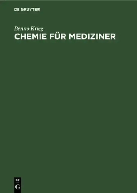 Cover of Chemie für Mediziner
