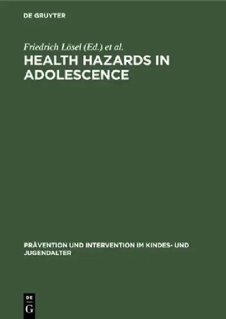 Cover of Health Hazards in Adolescence