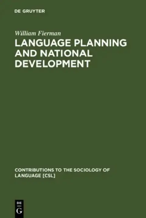Cover of Language Planning and National Development