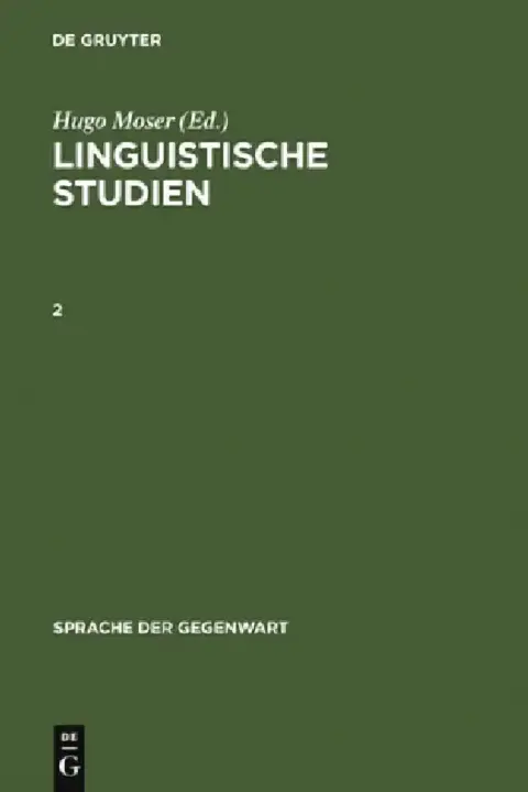 Cover of Moser, Hugo; Moser, Hugo