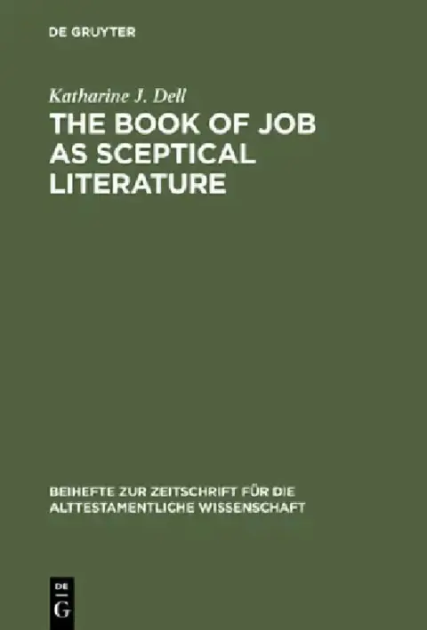 Cover of The Book of Job as Sceptical Literature