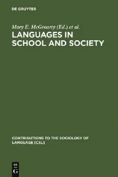 Cover of Languages in School and Society